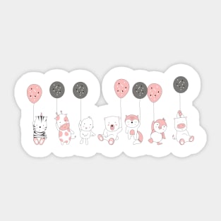 An adorable design for babies Sticker